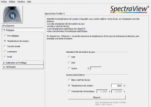 Spectraview profiler nec graph'image 3