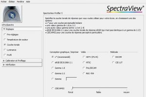 Spectraview profiler nec graph'image 4