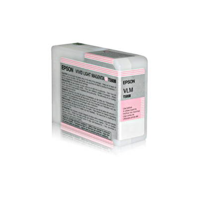 c13t580b00-vivid-magenta-clair Encre Epson C13T580B00 T580B00 Vivid Magenta Clair 80ml