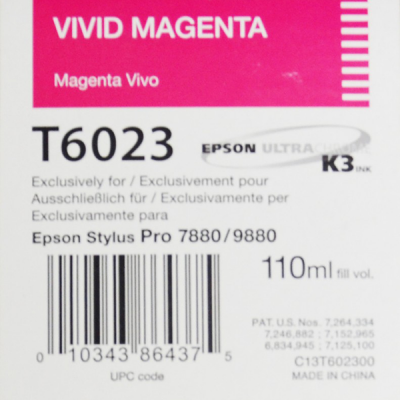 c13t602300-vivid-magenta Encre Epson C13T602300 T602300 Vivid Magenta 110ml