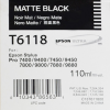 Encre Epson C13T611800 T611800 Noir Mat 110ml