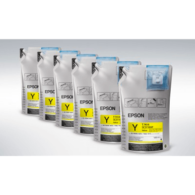 c13t741400-jaune Encre Epson C13T741400 T741400 Jaune 1Lx6packs