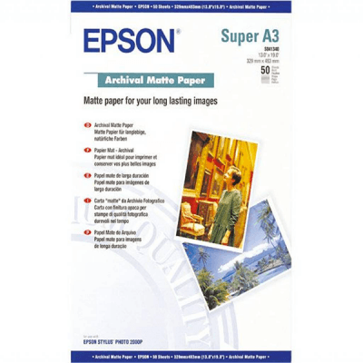 papier-photo-epson-c13s041340 Papier Photo Epson C13S041340 Mat Archivas
