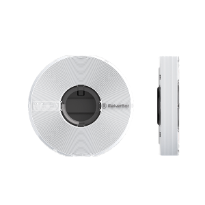 Filament MakerBot Tough Precision 375-0004A - Bobine large Tough Stone White (Blanc) 740g - Équivalent ABS