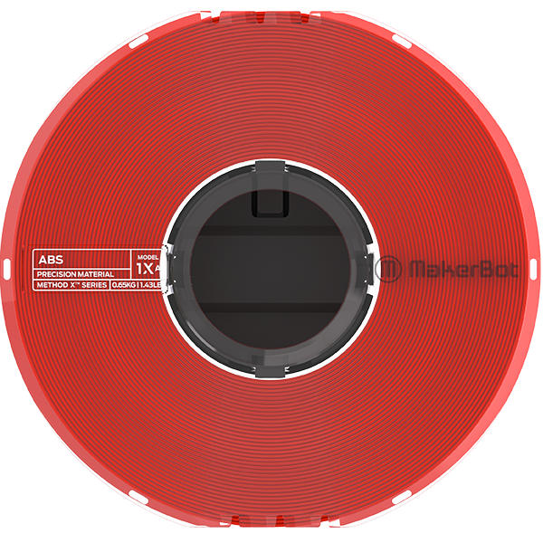 Filament ABS Precision MakerBot 375-0024A Rouge 750g